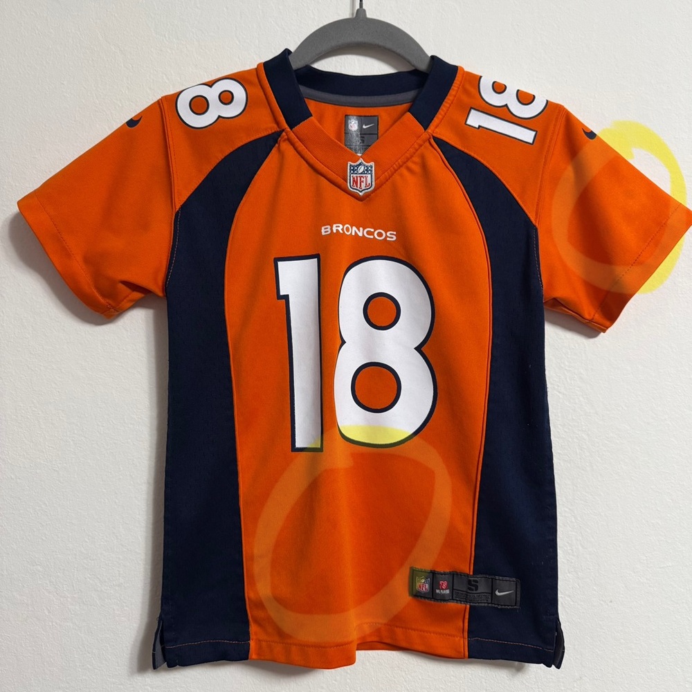 Nike On Field Denver Broncos Peyton Manning Youth Jersey Size Small - Picture 9 of 11